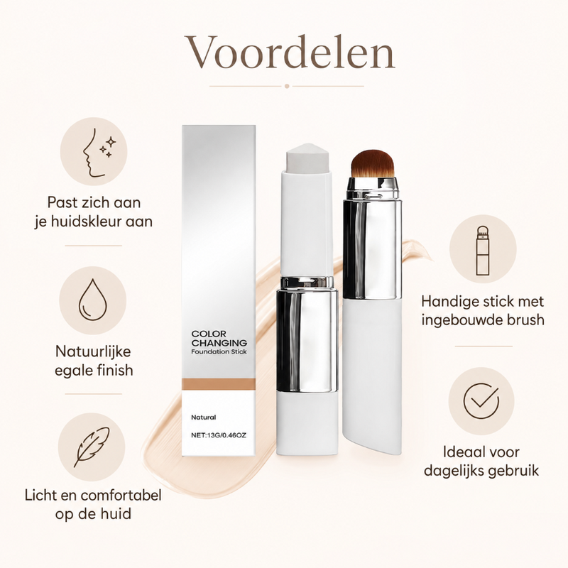 Model gebruikt Vitance stick